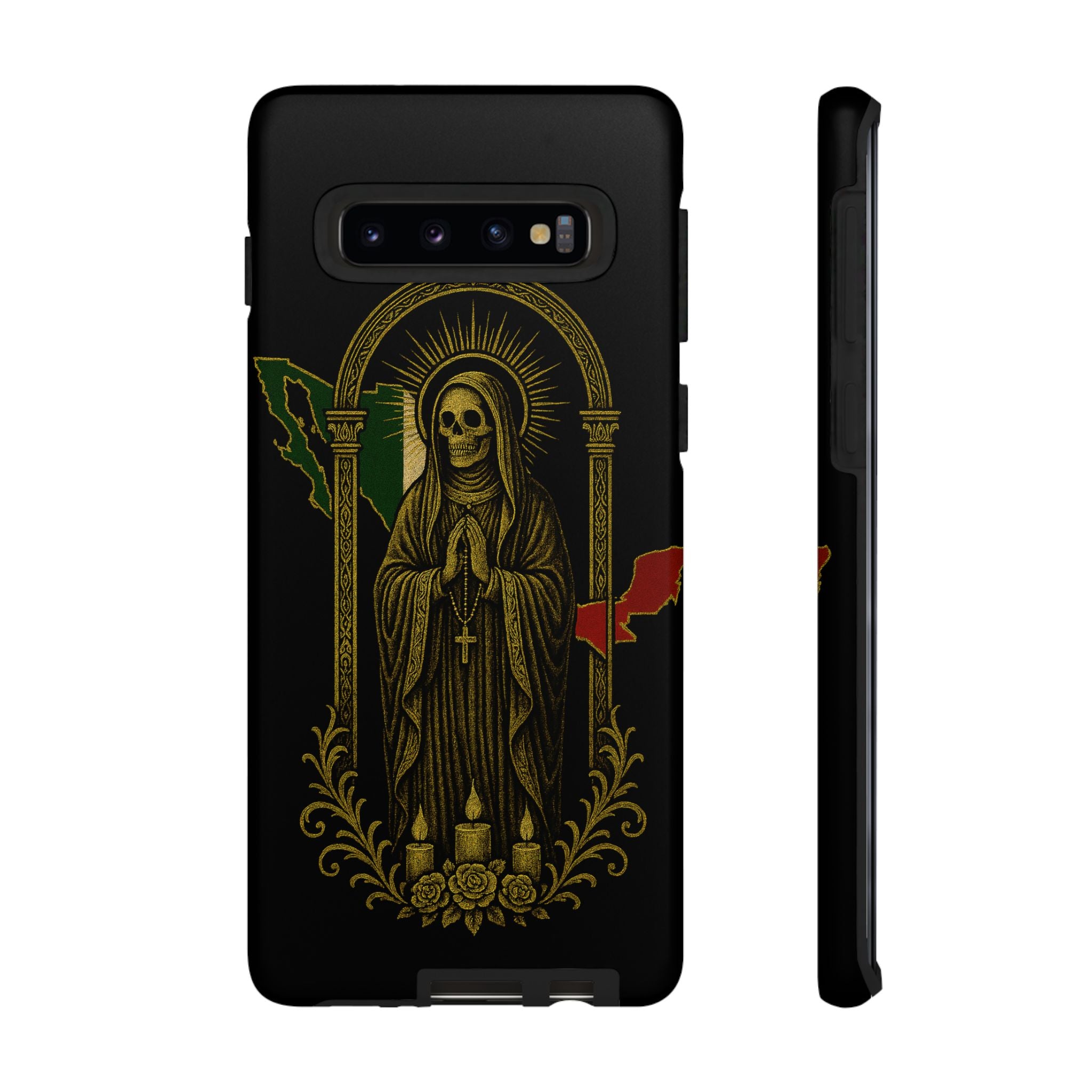 Santa Muerte Altar Protective Phone Case