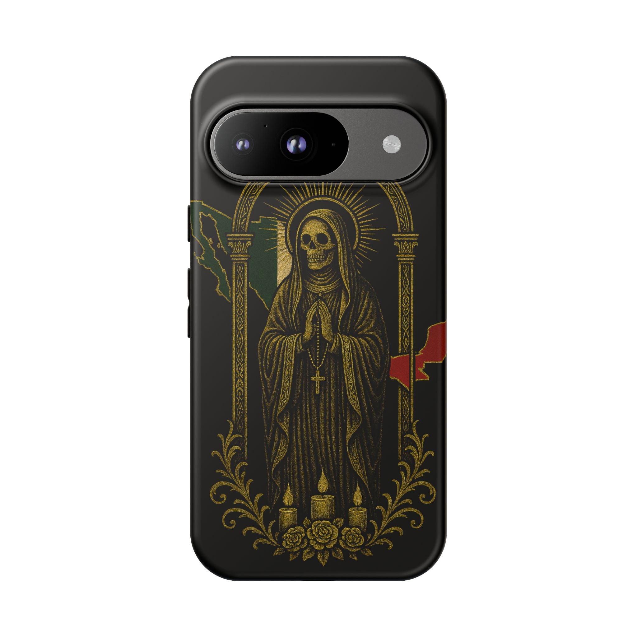 Santa Muerte Altar Protective Phone Case