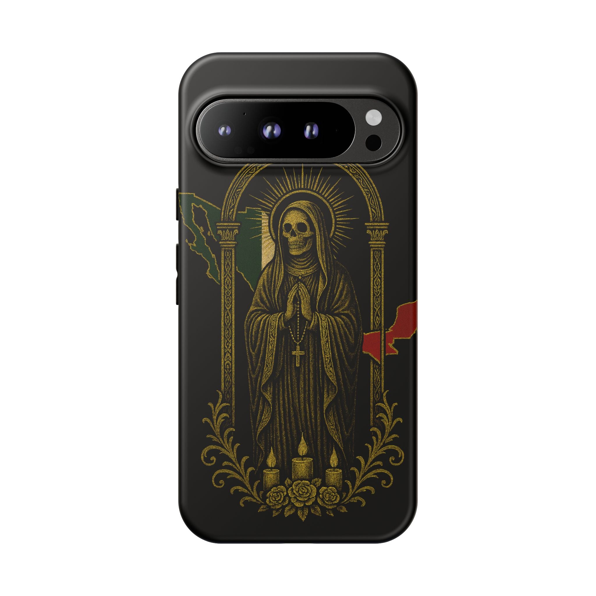 Santa Muerte Altar Protective Phone Case