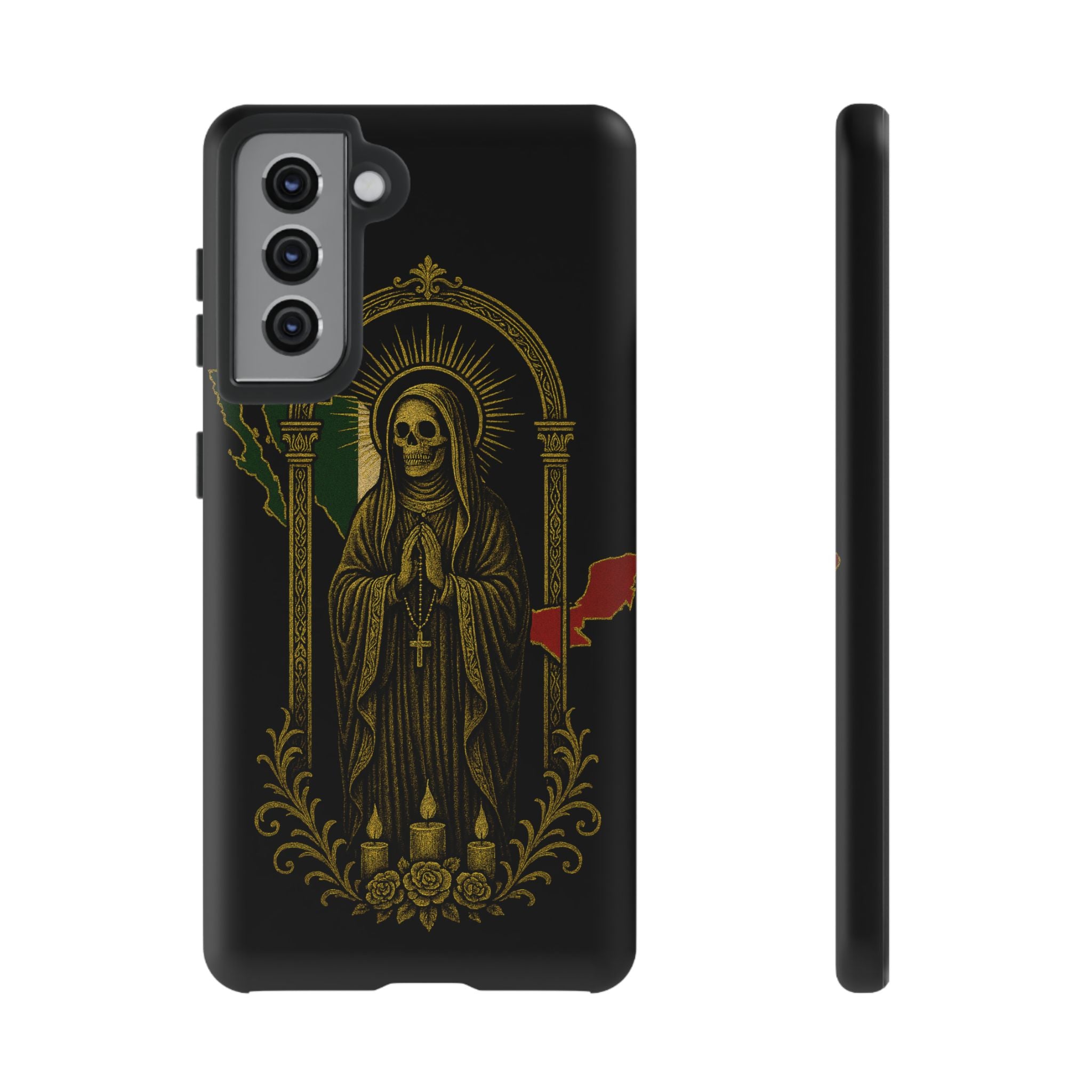 Santa Muerte Altar Protective Phone Case