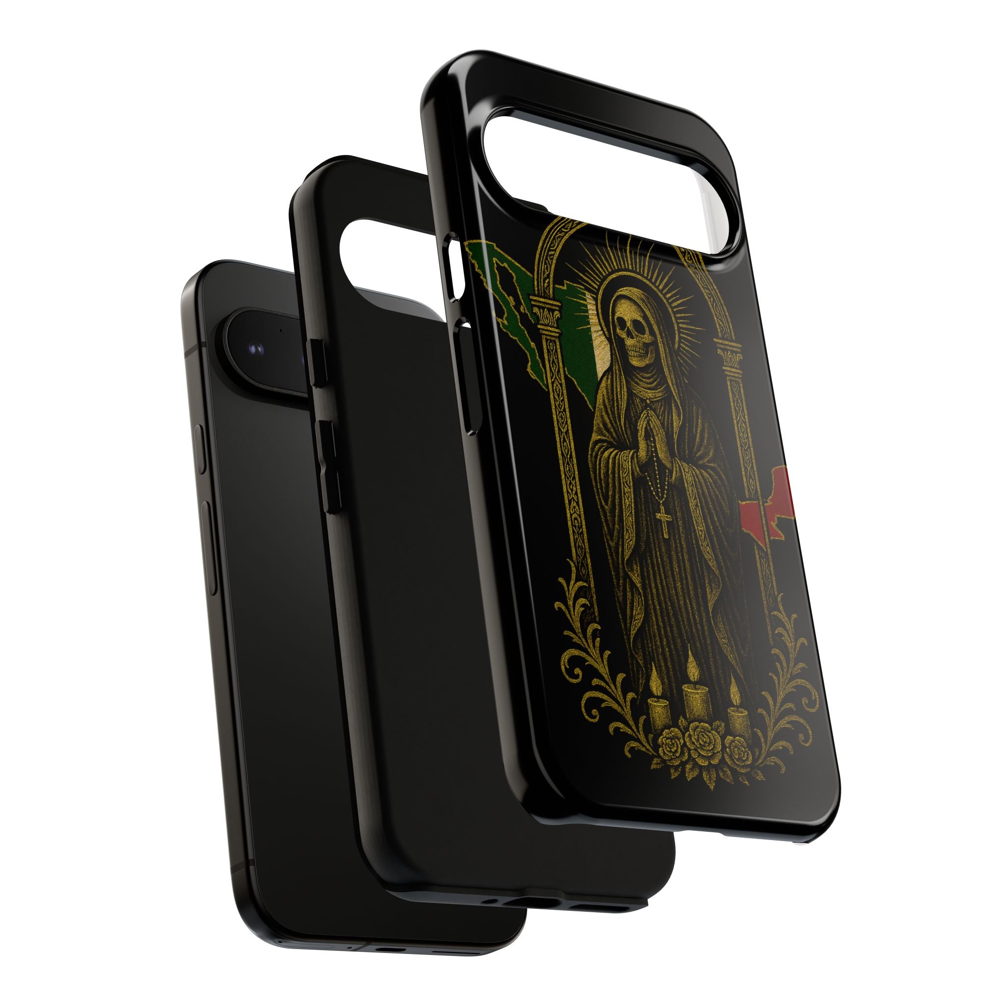 Santa Muerte Altar Protective Phone Case