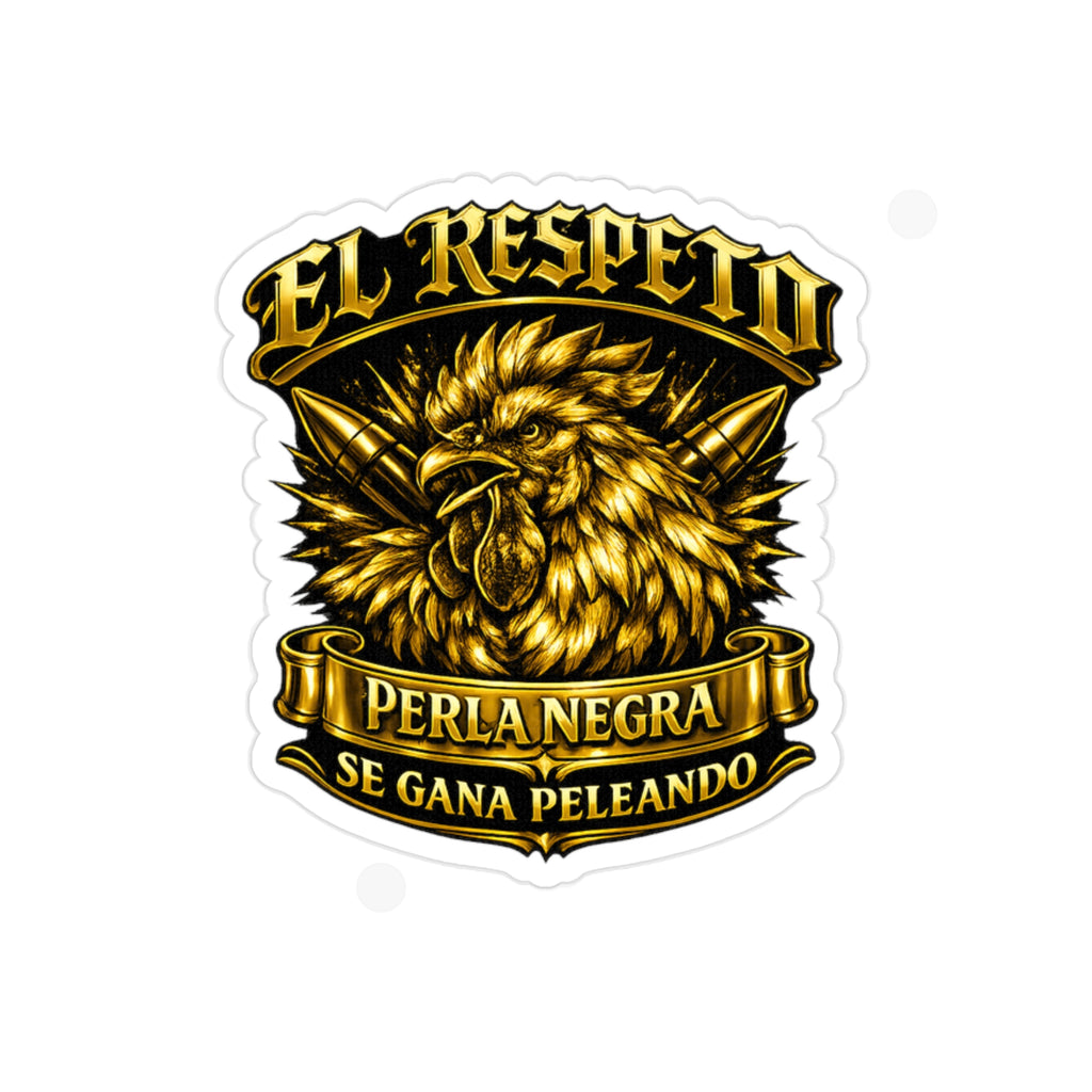 Golden Rooster Die-Cut sticker