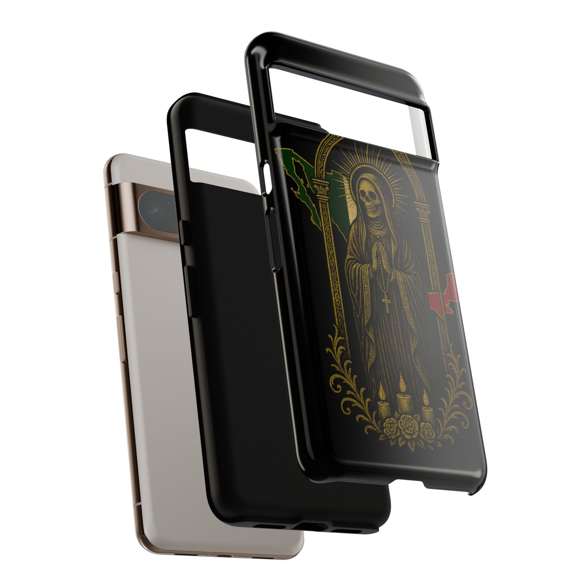 Santa Muerte Altar Protective Phone Case