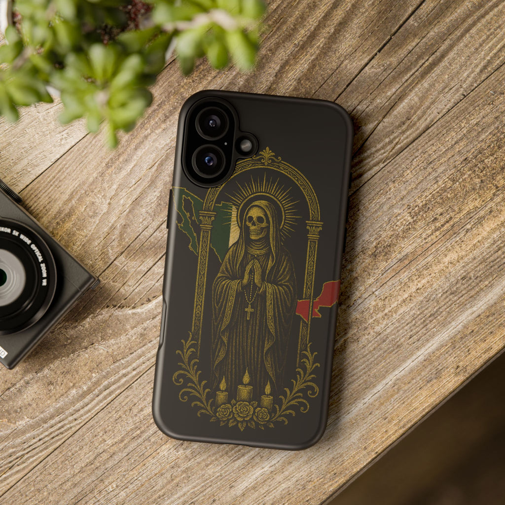Santa Muerte Altar Protective Phone Case