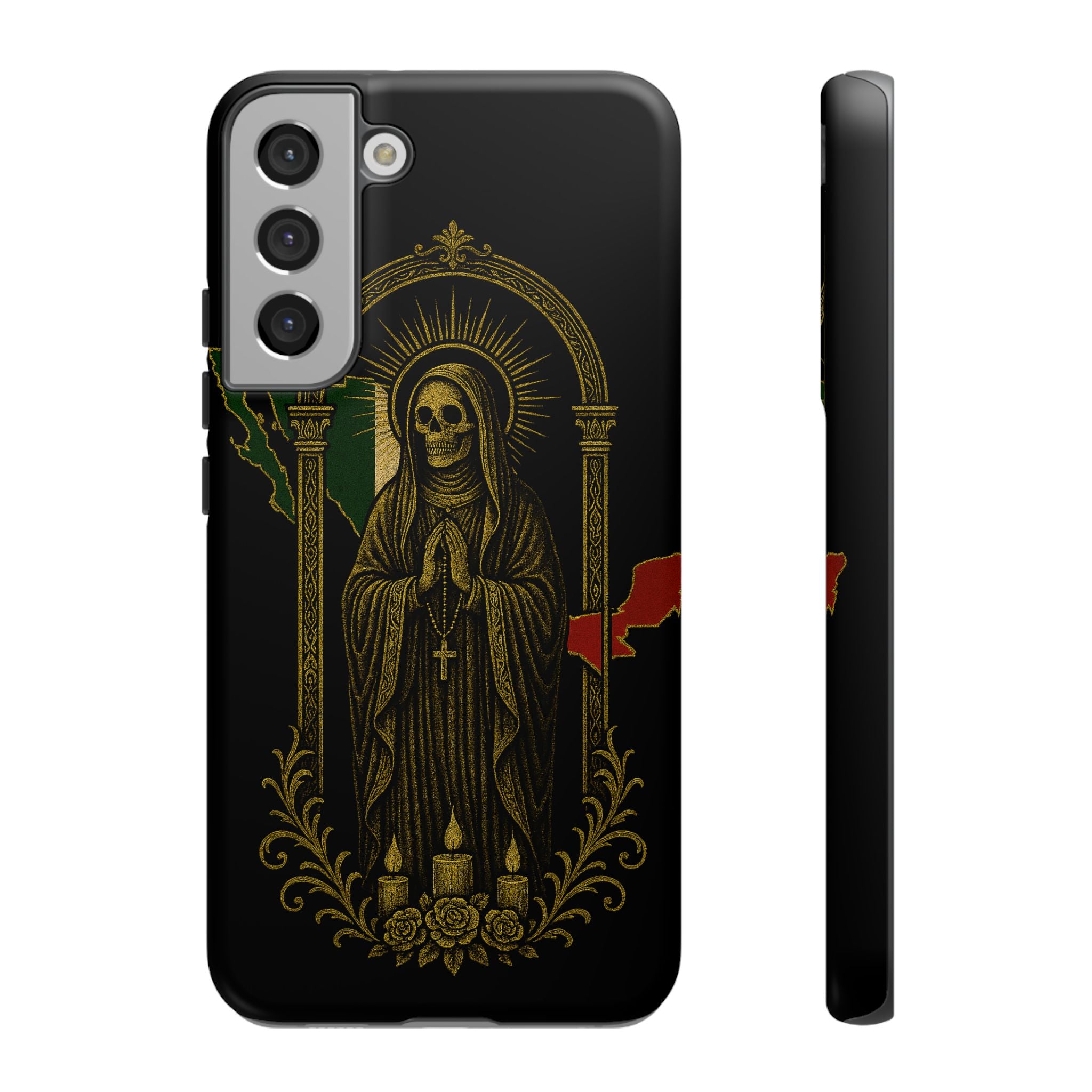 Santa Muerte Altar Protective Phone Case