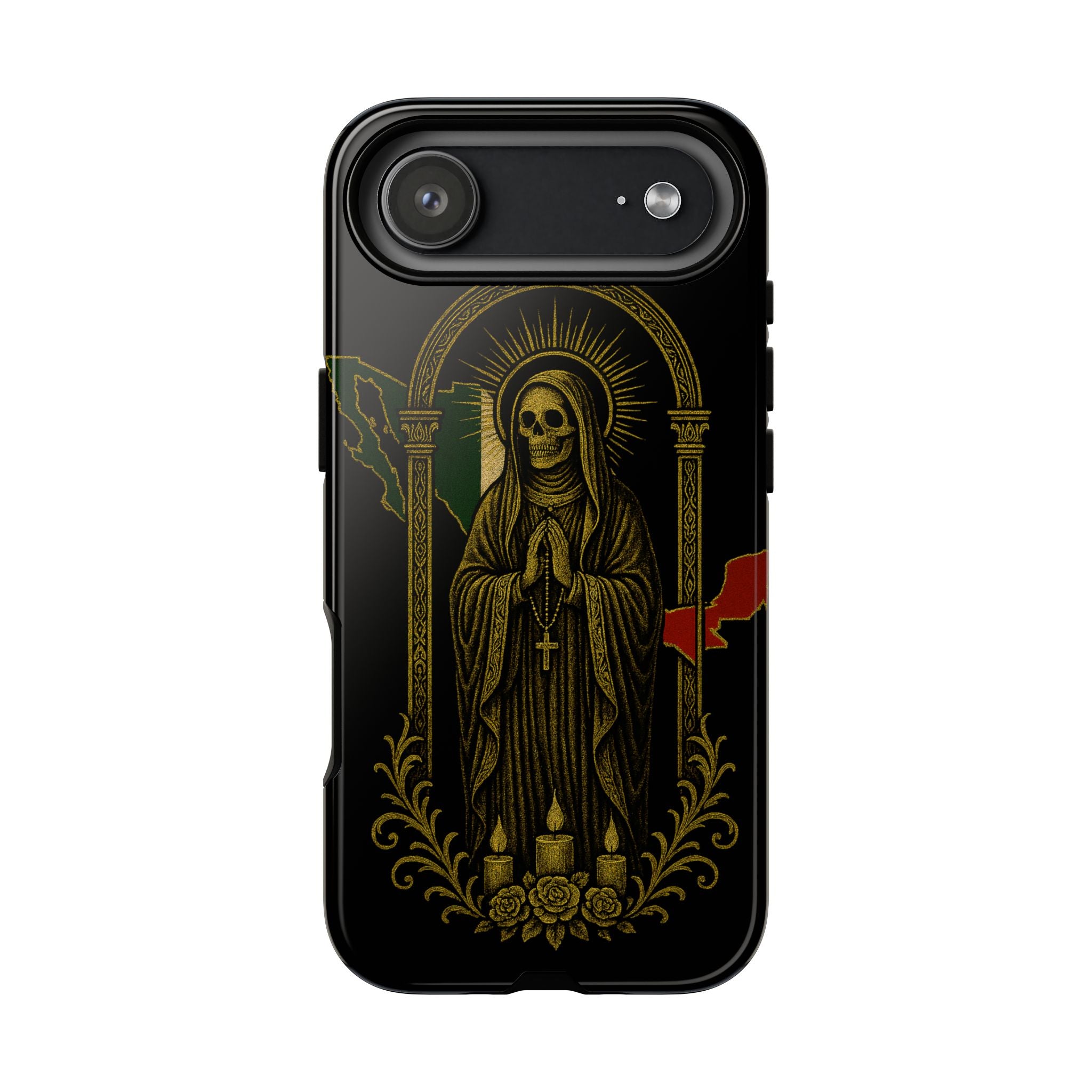 Santa Muerte Altar Protective Phone Case