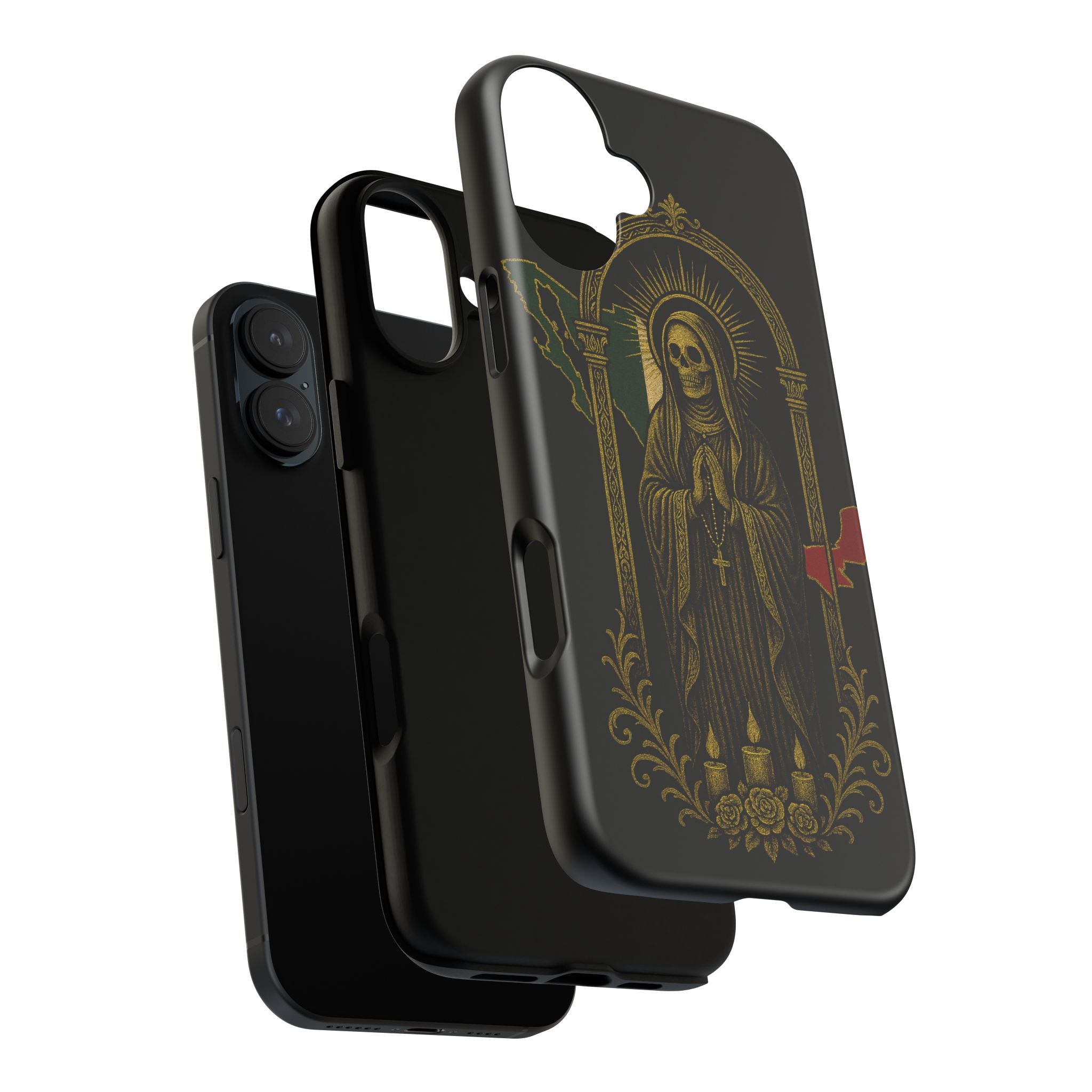 Santa Muerte Altar Protective Phone Case