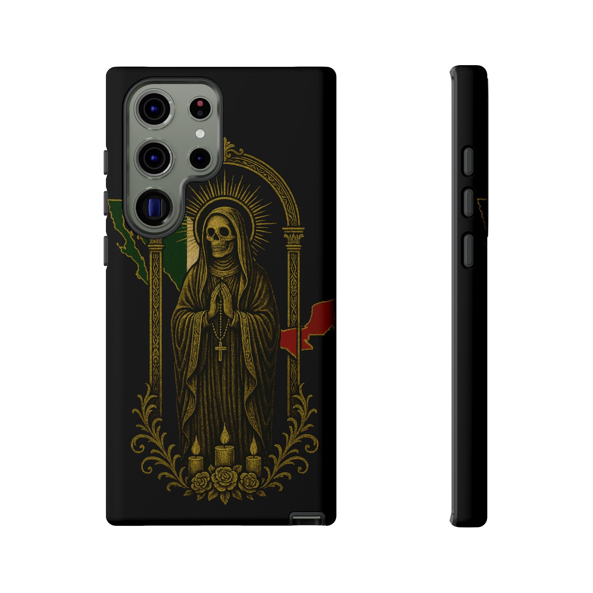 Santa Muerte Altar Protective Phone Case