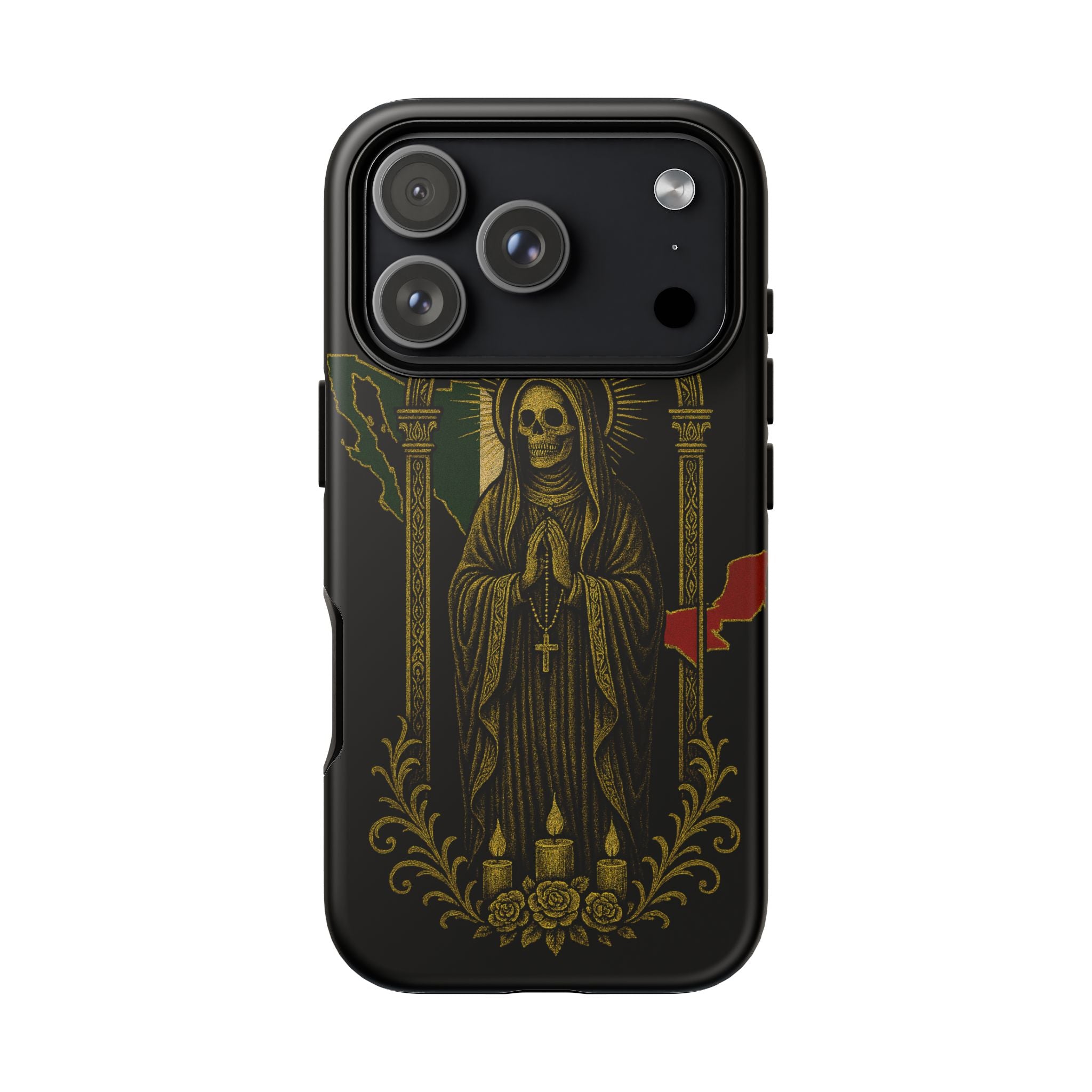 Santa Muerte Altar Protective Phone Case