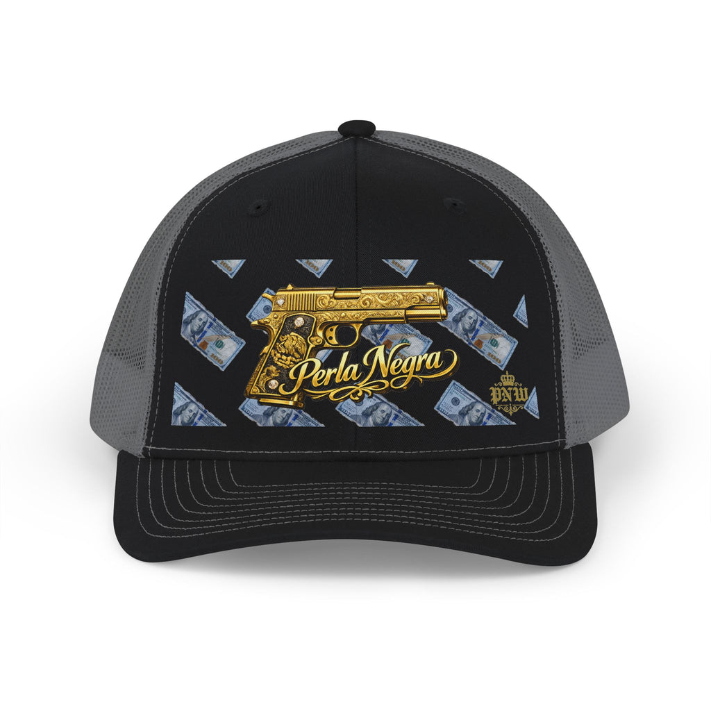 Perla Negra Gold Pistol Trucker Hat