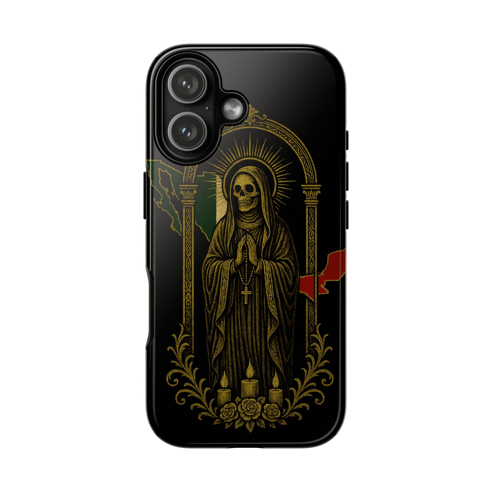 Santa Muerte Altar Protective Phone Case