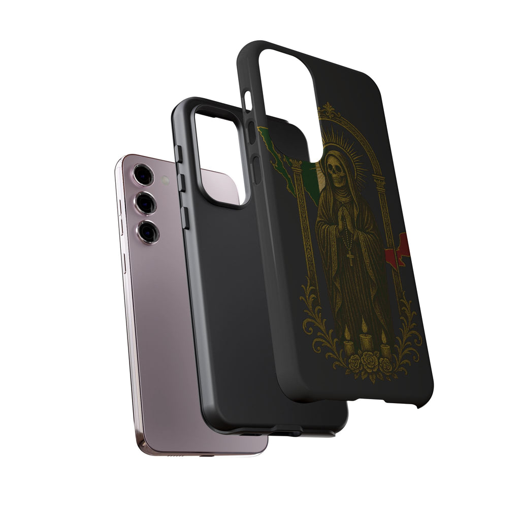 Santa Muerte Altar Protective Phone Case