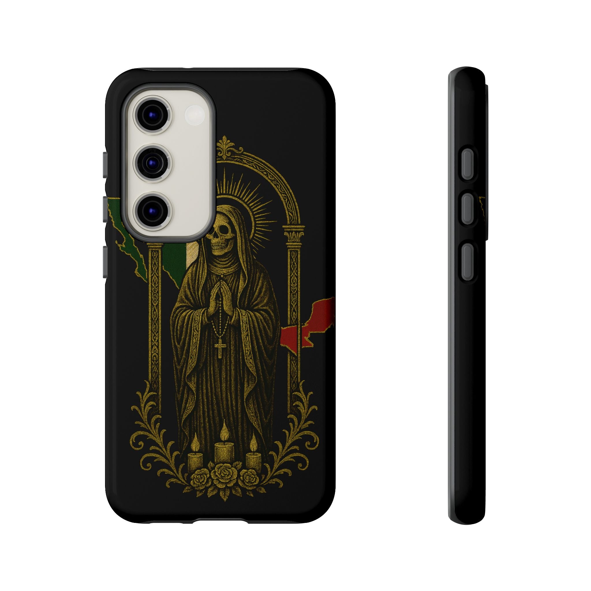 Santa Muerte Altar Protective Phone Case