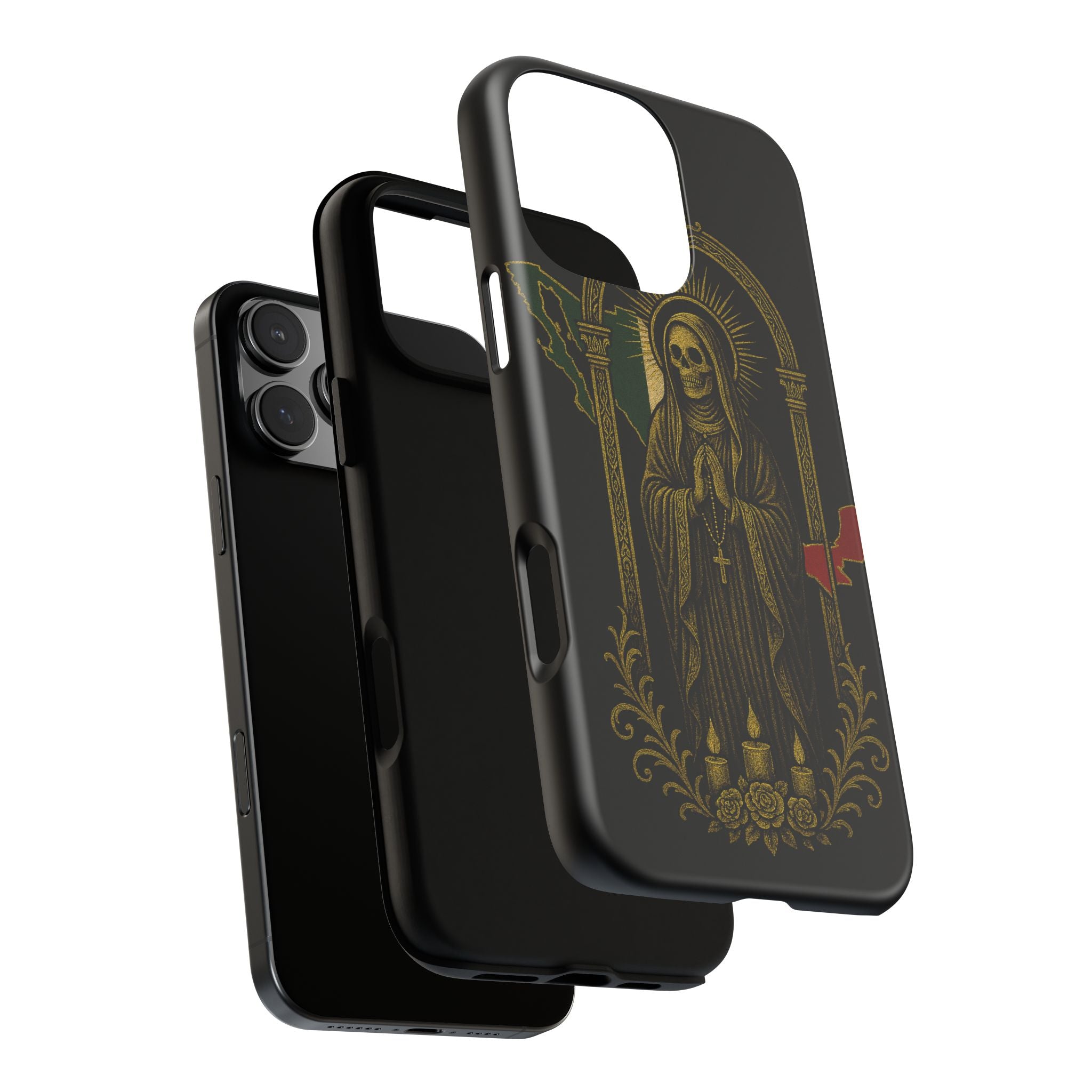 Santa Muerte Altar Protective Phone Case