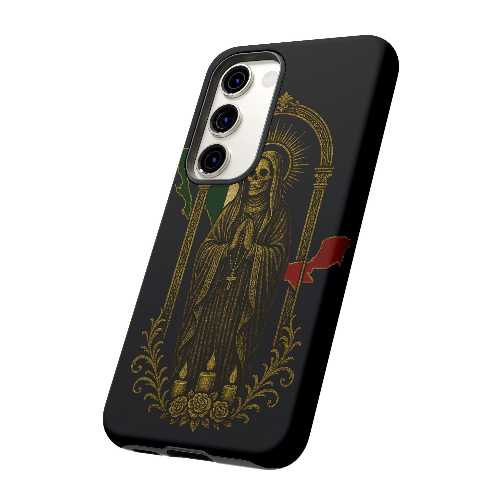Santa Muerte Altar Protective Phone Case