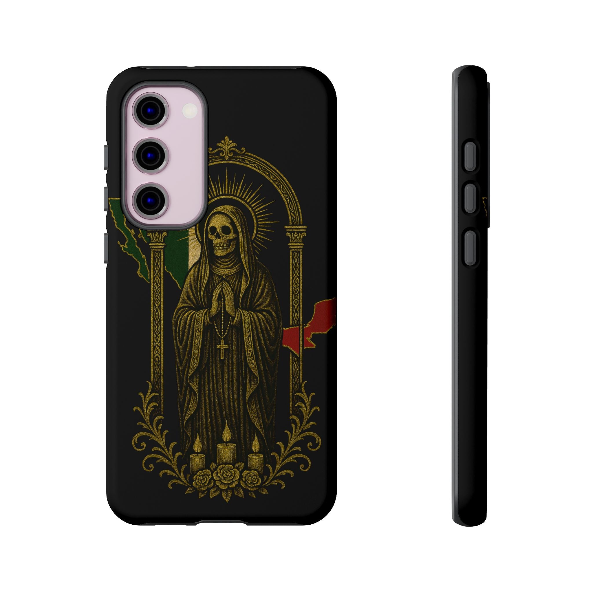Santa Muerte Altar Protective Phone Case