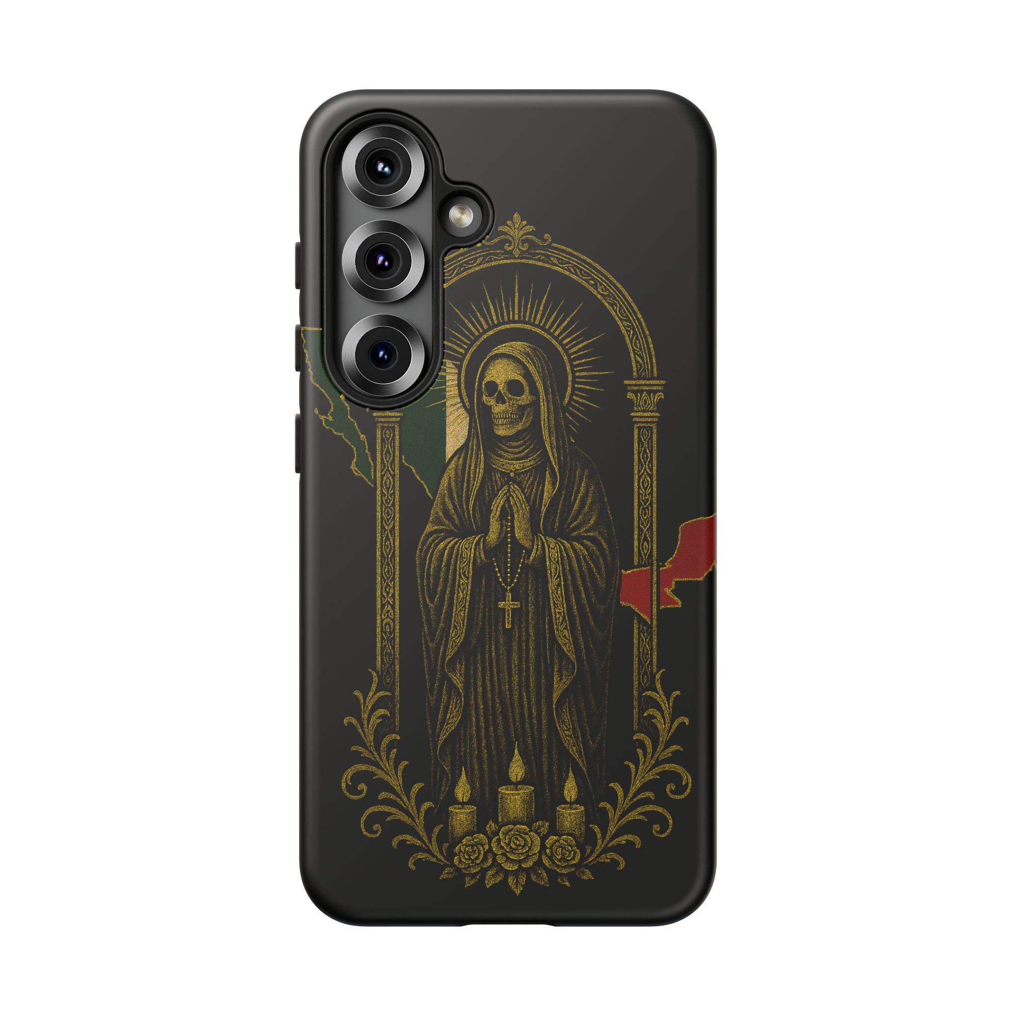Santa Muerte Altar Protective Phone Case