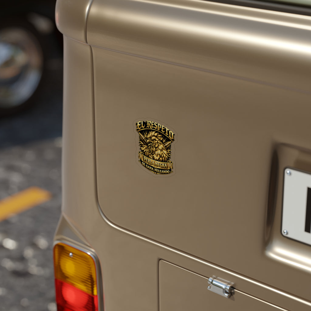 Golden Rooster Die-Cut sticker
