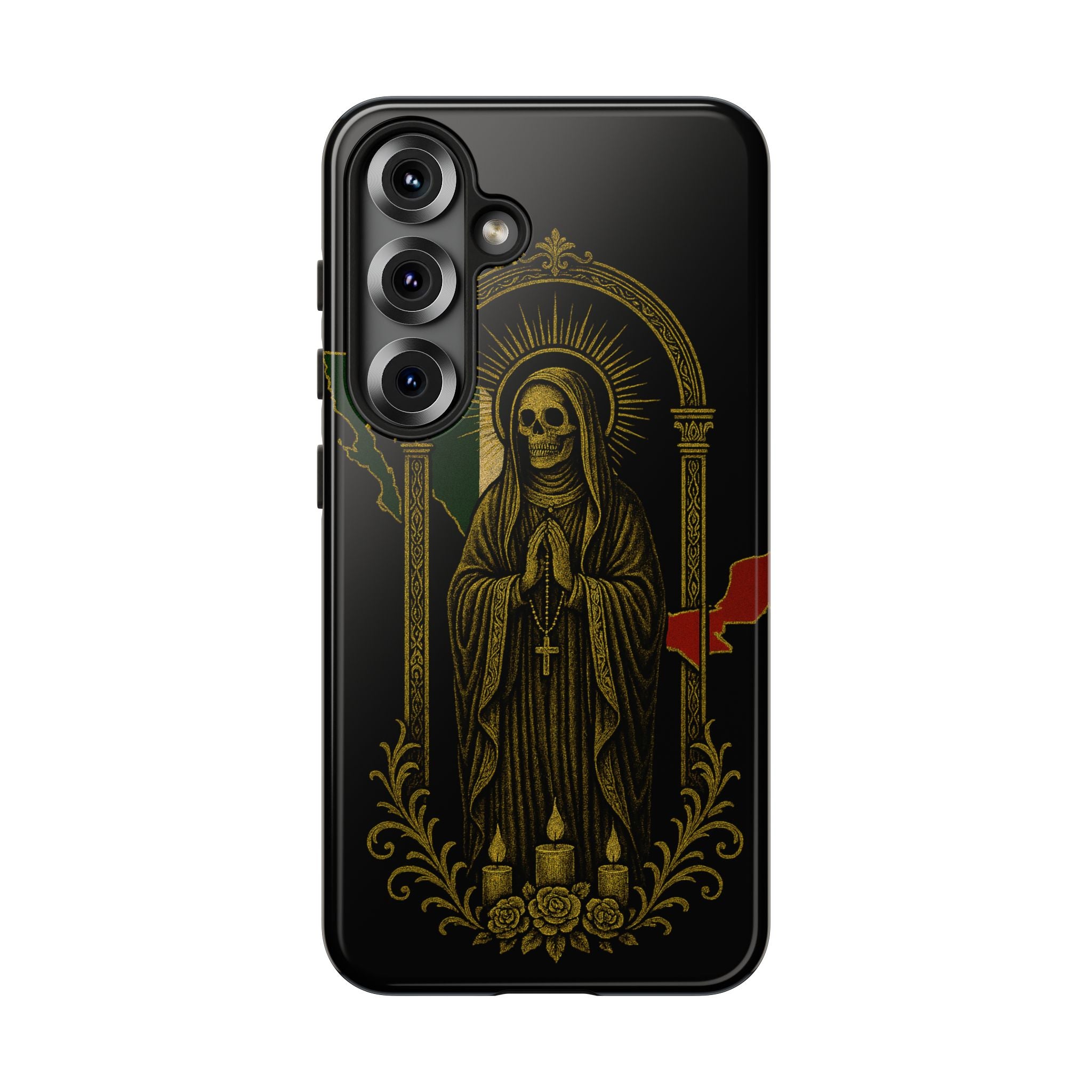 Santa Muerte Altar Protective Phone Case